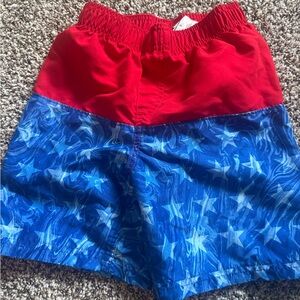Under Armour Red and Blue Athletic Shorts